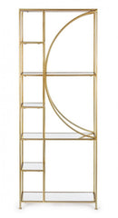 Libreria 6 Ripiani Elenor in Metallo