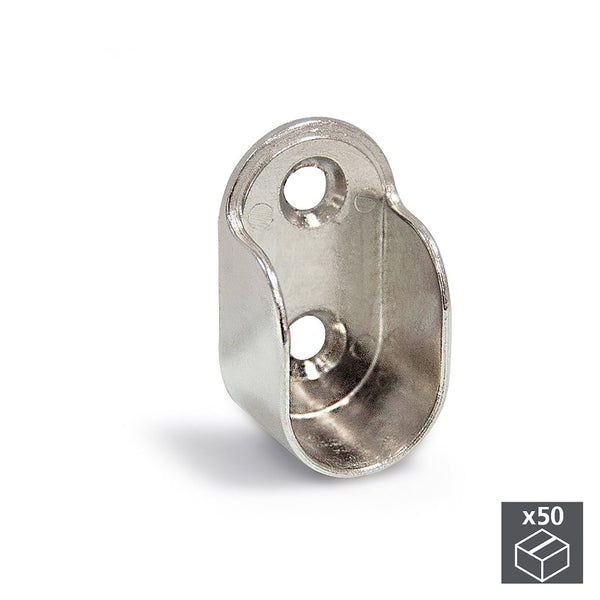 online Emuca Kleiderbügelhalterung aus vernickeltem Zamak, 50 Stück