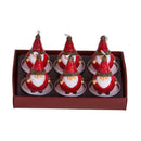Tealight Babbo Natale 12 Pz H6 cm Rosso