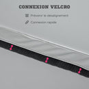 Tappeto per Pole Dance Antiscivolo Pieghevole Ø150x5 cm in Schiuma EPE e PVC Grigio      