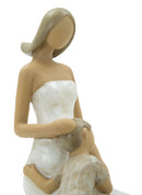 Donna Wood Incinta 8x7x11,5 cm in Poliresina
