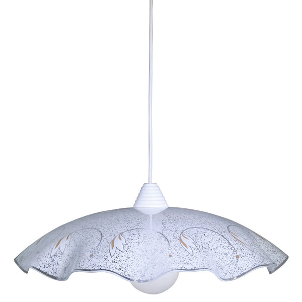 Aufhängung D45 1xE27 Weißer Rahmen Glasplatte Weiß E-Energy Camilla prezzo