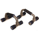 Set 2 Maniglie per Flessioni Palestra Allenamento Muscoli Pettorali Braccia Spalle in Metallo      