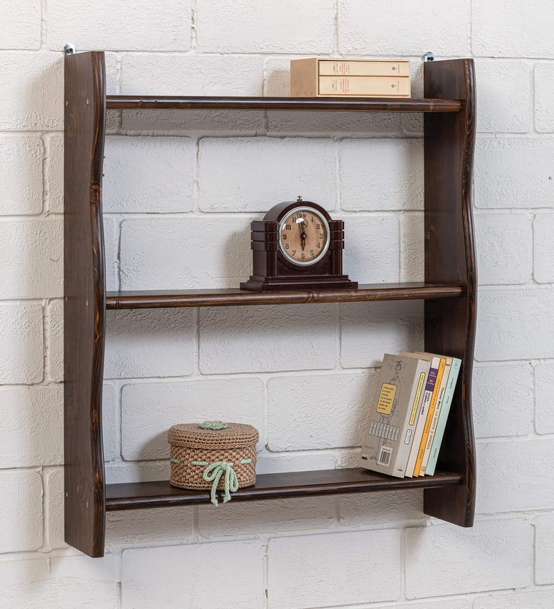 Piattaia in Legno 60x15x70 cm Noce