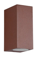 Applique da Esterno Attacco GU10 in Alluminio Pressofuso Ruggine