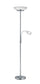Innenstehlampe E27+E14 aus mattem Nickelmetall