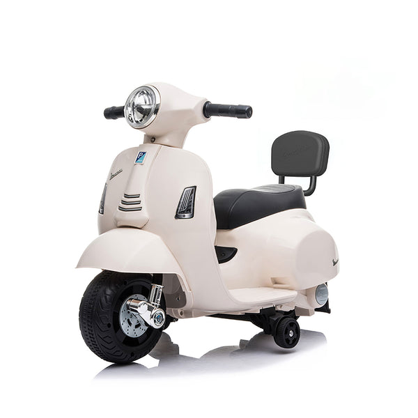 Moto Elettrica per Bambini Licenza Ufficiale Piaggio Vespa GTS 7,2V Bianca sconto