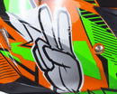 Casco Integrale per Bambino da Moto Cross CGM 209G Winner Arancione Varie Misure