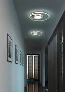 Plafoniera da Interno a LED in Metallo Bianco Opaco