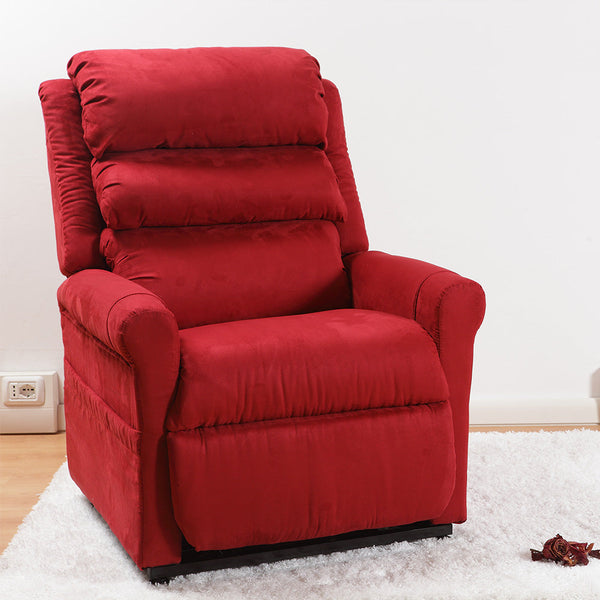 acquista Elektrischer Relaxsessel Melissa mit Lifter Lift 2 Motoren in Bordeaux Mikrofaser