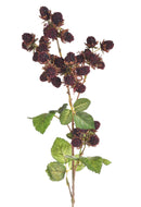 Set 4 Tralcio More Artificiali con Foglie H.78 cm 