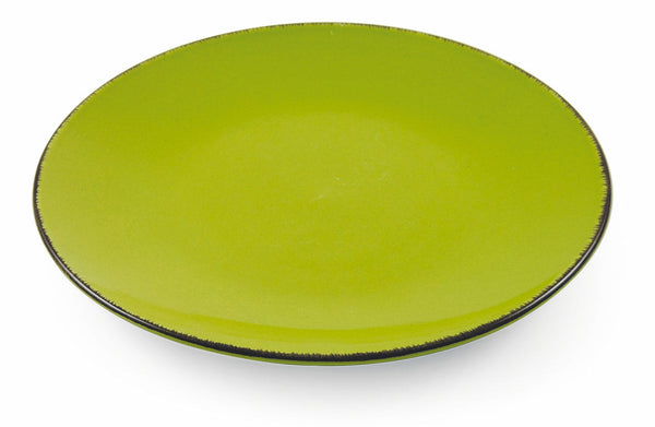 sconto Set 6 Obstteller aus Steingut Ø18,5x2 cm Villa d'Este Home Tivoli Baita Glasiert Verdi