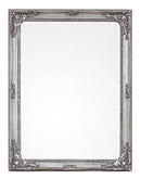 Specchio Miro con Cornice Argento 63x83 in Legno