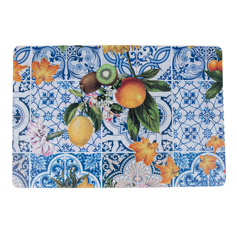 Set 6 Tovagliette Double Face 45x30x0,1 cm  in PVC VdE Tivoli 1996 Italian Beauty