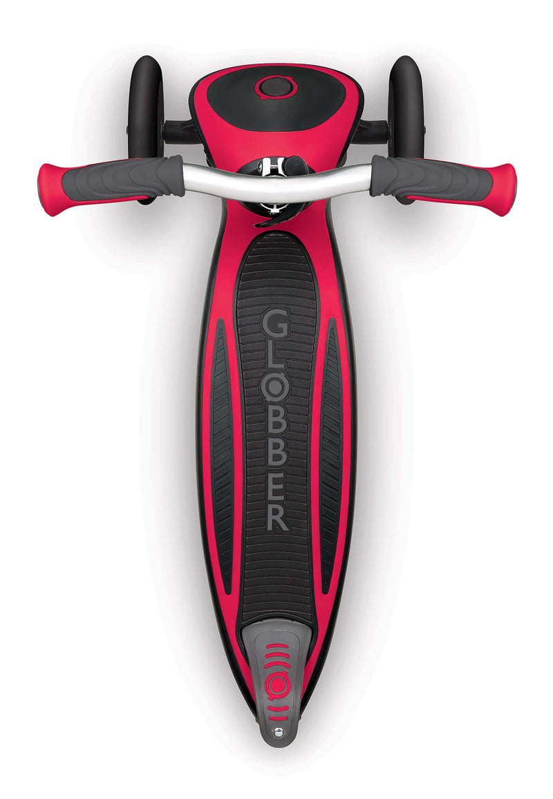 Monopattino 3 Ruote Pieghevole 5 Altezze Max 50 Kg Globber Master Rosso