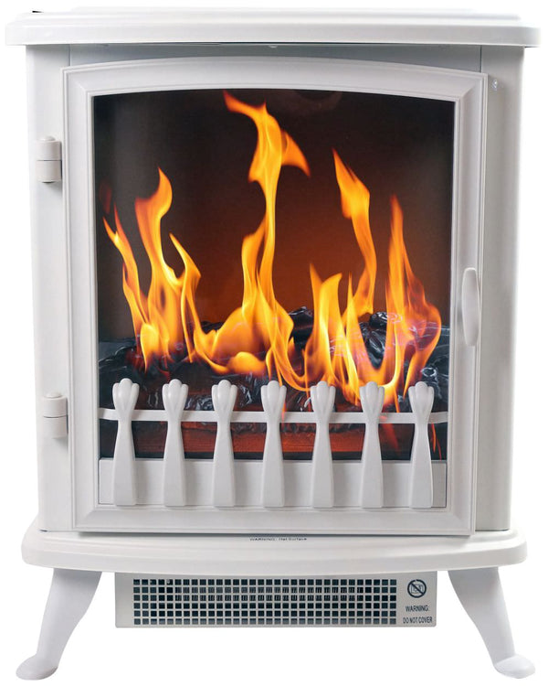 Elektrischer Bodenkamin Flammeneffekt 2000W Chemin'Arte Feuerglas Schwarz prezzo