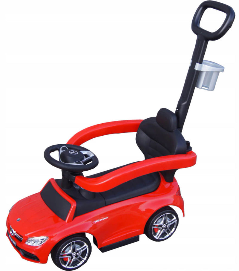 Macchina a Spinta per Bambini con Licenza Mercedes C63 AMG Push Car Rossa