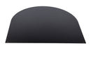 Piastra Salvapavimento Semitonda Protezione per Stufe e Camini in Ferro 84x84 cm