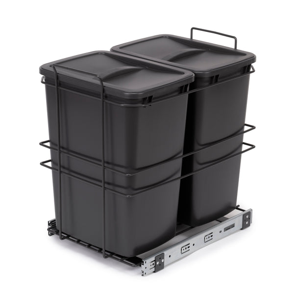 Pattumiera da Cucina ad Estrazione 2x 35 L in Plastica Emuca online