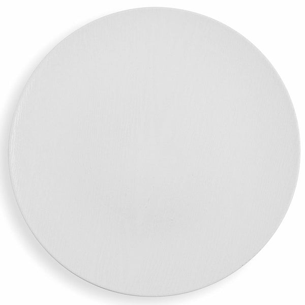 online Set mit 6 Platztellern aus Kunststoff, Ø 33 cm, Villa d'Este-Holz, mattweiß