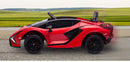 Macchina Elettrica per Bambini 12V con Licenza Lamborghini Sian FKP 37 Nera Metallizata