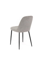 Set 4 Sedie 55x46xH85 cm in Tessuto Tamara Grigio Chiaro