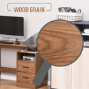 Scrivania da Ufficio Porta PC 107x48x76,2 cm in Legno  Noce