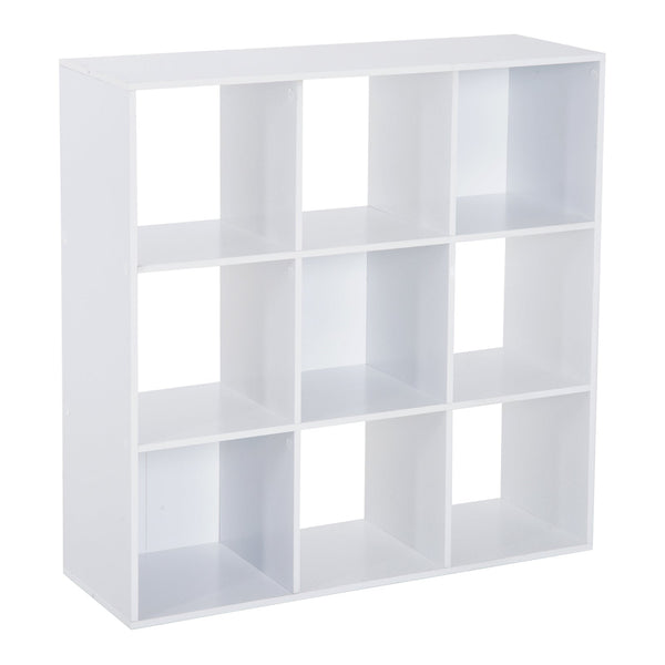 prezzo Modernes Bücherregal 6 Sektionen aus MDF 91x29,5x91 cm Weiß