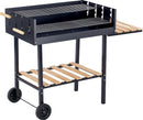 Barbecue a Carbone  Carbonella 118x56x92 cm in Acciaio con Ruote Gaucho