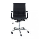 Poltrona da Ufficio Julie 60x60x100/110 h cm in Poliuretano Nero