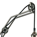 Applique Carrucole Rustica Metallo Vetro Specchio Lampada da Parete E27