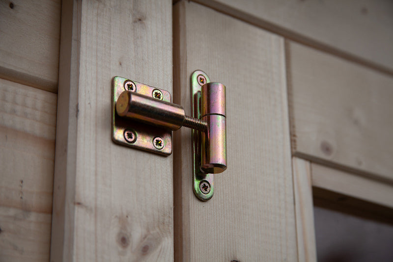 Casetta da Giardino Porta Doppia 246x300 cm in Legno Viola