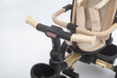 Passeggino Triciclo per Bambini 1-3 Anni Trico Luxury Gold 7 Modalità di Guida Beige