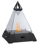 Camino a Bioetanolo da Pavimento 65x45x45 cm 3,10kW Las Vegas Junior Nero