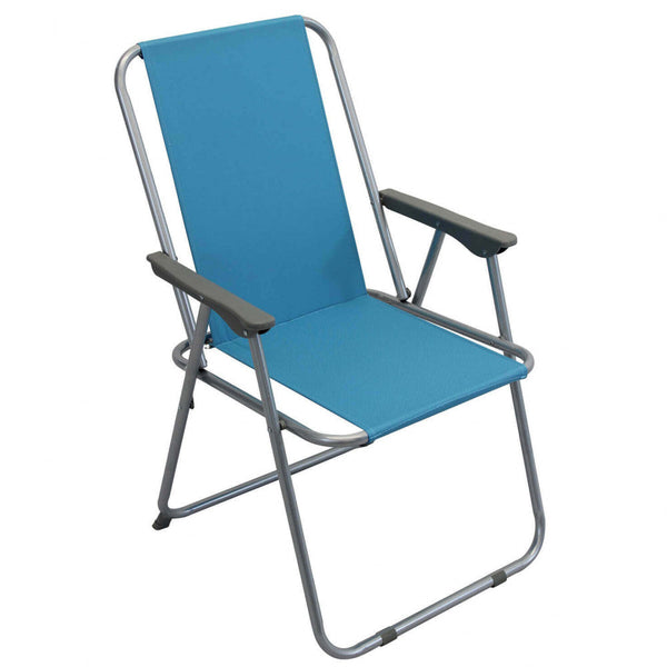 Faltbarer Spiaggina 52x37x38,5/78h cm aus hellblauem Stahl online