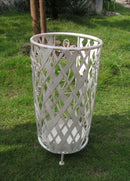 Portaombrelli Brigitte Ø25x46 h cm in Acciaio Bianco