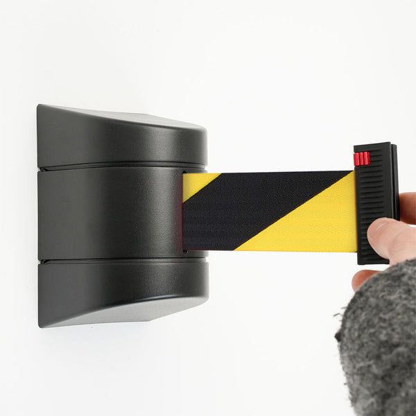 Tendinastro da Parete 10 m con Clip di Chiusura Nastro Giallo/Nero prezzo