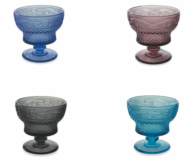 Set mit 4 Glasschalen Ø10,5x10 cm Villa d'Este Home Tivoli Prisma online