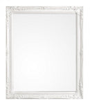 Specchio Miro con Cornice Bianco 46x56 in Legno