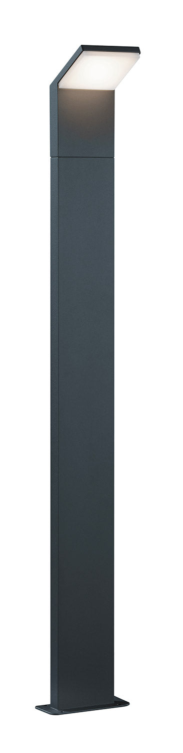 sconto Lampada Palo da Esterno a LED in Alluminio Antracite