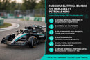 Macchina Elettrica per Bambini Licenza Mercedes F1 12V con Telecomando Nero