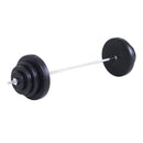 Set Bilanciere 170 cm in Ferro Zigrinato con con 8 Dischi Peso Regolabile 70Kg 