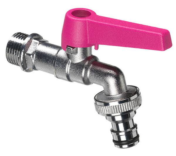 sconto Rubinetto a Sfera per Fontana da Giardino con Leva Colorata Belfer RUB/028 Ciclamino