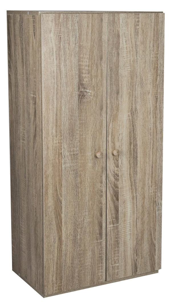 prezzo Schrank 2 Türen 7 Regale 55x34x112 cm in PB Sonoma