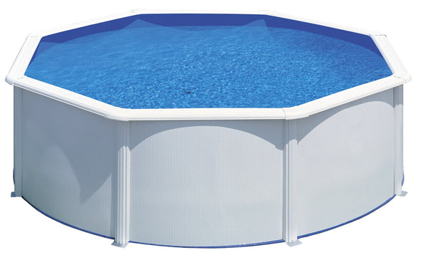 Piscina Rotonda Fuori Terra Ø350xh120 cm in Acciaio e PVC Gre Fidji sconto