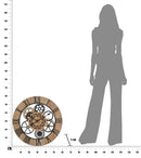 Orologio da Muro Tagran Ø60x5 cm in Ferro e MDF