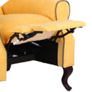 Poltrona Relax Reclinabile in Tessuto Ocra