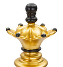 Regina da Scacchi 12x37x12 cm in Poliresina Oro/Nero
