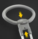 Triciclo per Bambini Passeggino Seggiolino Reversibile 6in1 Happy Kids Grigio