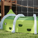 Tunnel per Bambini 3-6 Anni a Forma di Coccodrillo in Plastica Verde   